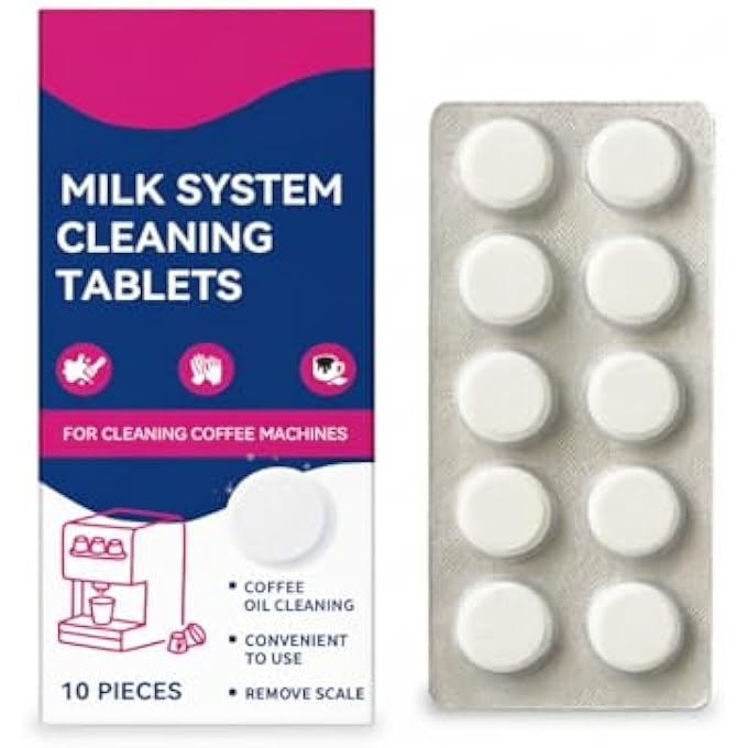 NALACAL 10  Pack Effervescent Coffee Machine Cleaner Tablets  Powerful Descaling  Deodorizing For All Coffee Makers Espresso Machines And Single  Serve Devices - Image 1