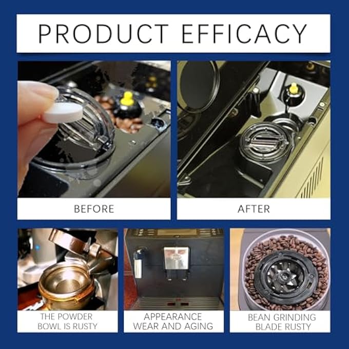 NALACAL 10  Pack Effervescent Coffee Machine Cleaner Tablets  Powerful Descaling  Deodorizing For All Coffee Makers Espresso Machines And Single  Serve Devices - Image 4