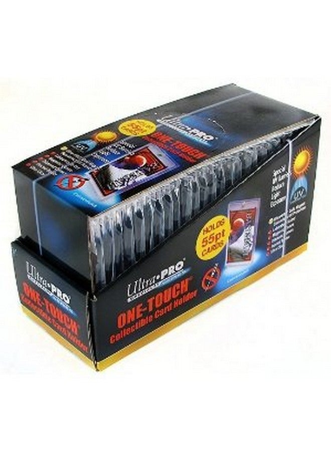 Ultra Pro Ultra Pro ONE-Touch 55pt Magnetic Card Holder for Pokemon Cards, Card Binder & Pokemon Booster Box - Premium Protection for Sports, Baseball, Yu-Gi-Oh, One Piece, Basketball Cards - 55pt 25ct Box 