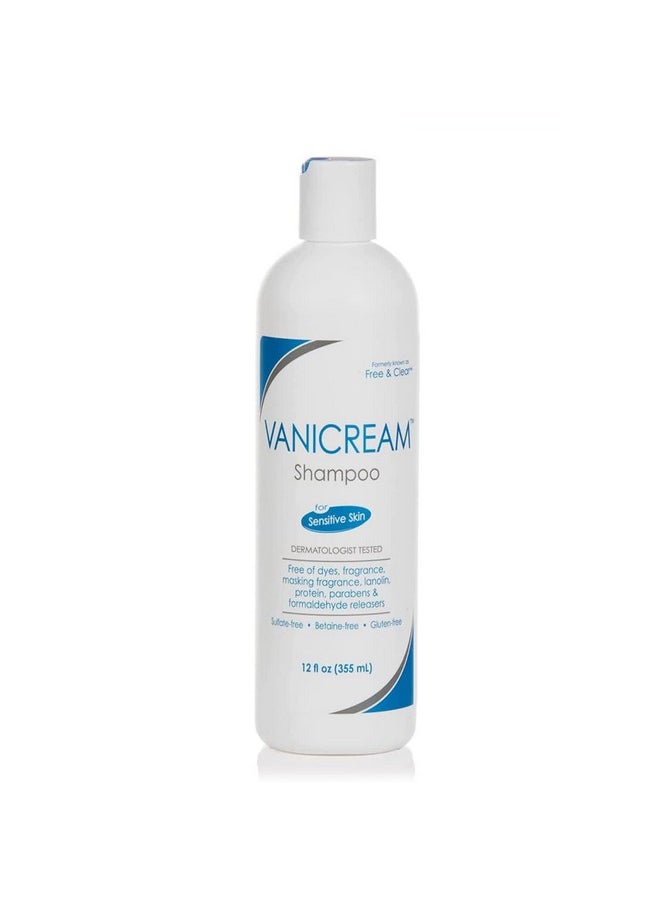 Vanicream Shampoo Ph Balanced Mild Formula Effective For All Hair Types And Sensitive Scalps Free Of Fragrance Lanolin And Parabens 12 Fl Oz  - Image 1