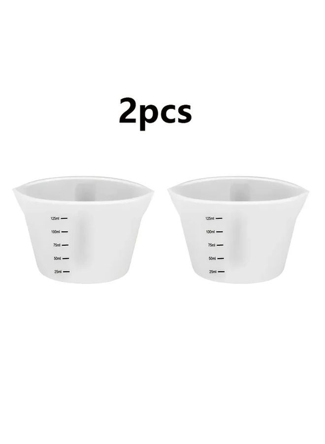 2pcs Reusable Silicone Laundry Detergent Cups 125ml Dishwasher Safe Leak Proof - Image 1
