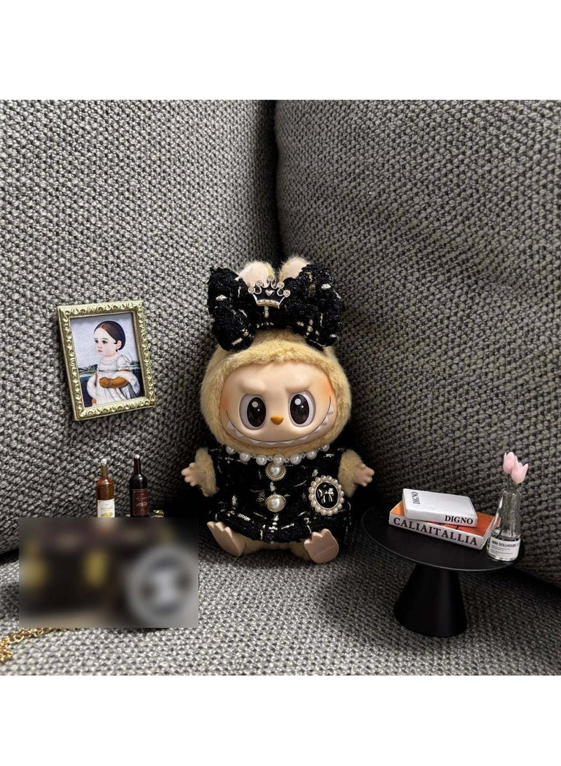 LABUBU Labubu doll clothes, Labubu clothes, handmade crochet doll clothes for 6.7 inch dolls, high quality Labubu clothes and accessories, elegant clothes for Labubu dolls (bag not included)