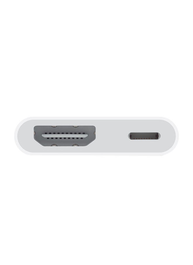 NIBEMINENT - Lightning Digital AV Adapter White - Image 1