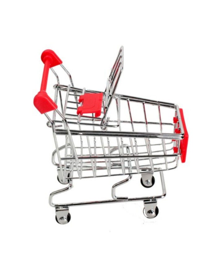 NIBEMINENT Mini Supermarket Shopping Handcart Toy - Image 3