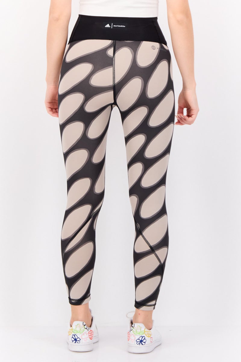 Adidas x Marimekko Women Sportswear Fit Training Leggings, Multicolor - Image 2