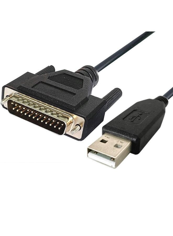 16FT USB Male to DB25 Male Parallel (25 Pin) Serial Adapter Cable Printer Cable Adapter, Connector DB25 IEEE 1284 Converter for Old Printer Support - Image 5