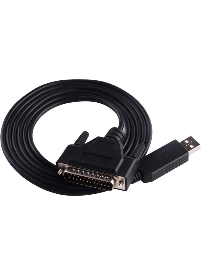 16FT USB Male to DB25 Male Parallel (25 Pin) Serial Adapter Cable Printer Cable Adapter, Connector DB25 IEEE 1284 Converter for Old Printer Support - Image 4