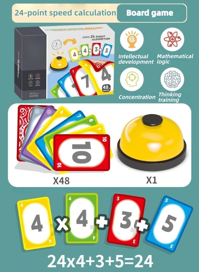 Saudi Select Challenging 24-point Calculation: An Early Development Toy to Sharpen Your Mind & Mental Math Skills! - Image 1