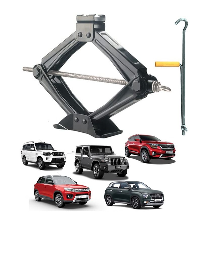 California formula-T California Scissor Jack Car Jack Stand Upright Jack , Minimum Height:14cm to Maximum Height: 39.5cm 2 Ton (4000 lbs) or 1815 Kilograms  - Image 1