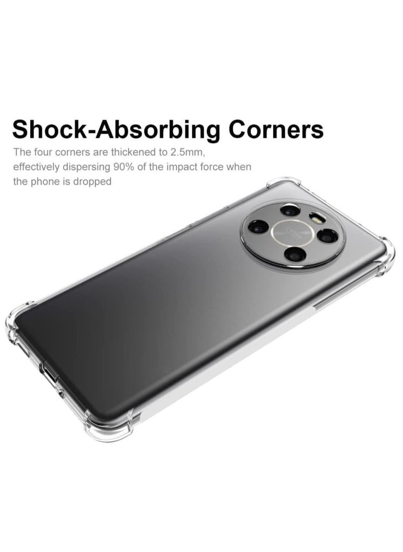 ELTRAZONE Honor X9 / Honor X9 5G Clear Transparent Case Soft Flexible Silicone Back Cover Shockproof Case with Reinforced Bumper Corner - Image 2