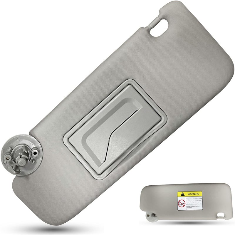 Sun Visor fits for Chevy Sonic 20122019 Spark 20132016 Driver Sides LH Replaces P95327509 P95327507 SunvisorGray