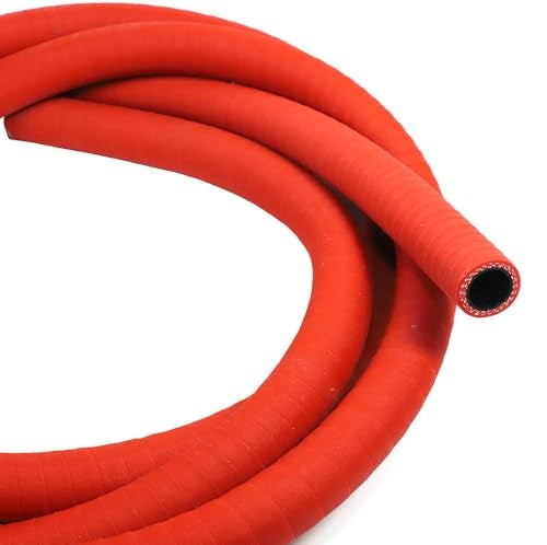 TenKeAuto Universal TenKe 5FT High Performance 3Ply Reinforced Radiator Coolant Hose 18mm 1116 ID Silicone Hose Coupler Tube Matt Surface 18mm ID Red - Image 3