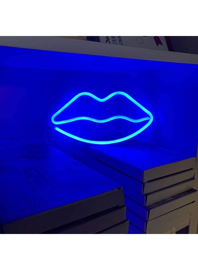 NIBEMINENT Lips Neon Light Led Signs Wall Decor Battery or USB Powered Lips Lamp for Home Bar Festive Party Christmas Wedding  - Image 3