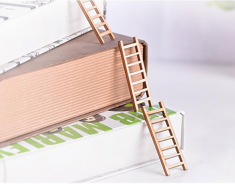 klarako Fairy Garden Figurine Crafts Micro Landscape Decor DIY Ladder Gift Set of 10 - Image 5