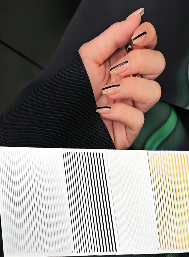 Dedyel French Line Nail Art Sticker - Image 1
