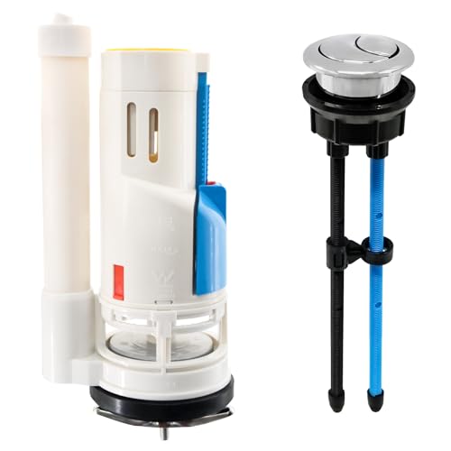 Lychee Light Toilet Flush Valve Replacement Kits with 1.49-Inch(38mm) Toilet Tank Button, Fits ToTo THU338N, Universal One-Piece Dual Flush WC Repair Parts, 2 Inches (8 Inches Height) - Image 1