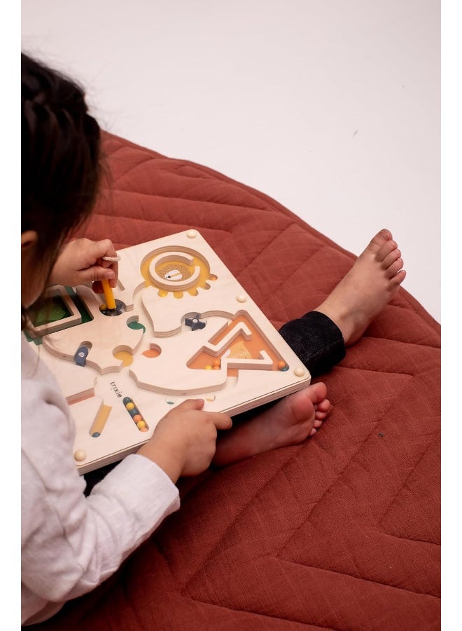 Trixie Baby Wooden Magnetic Maze Toy - Image 3