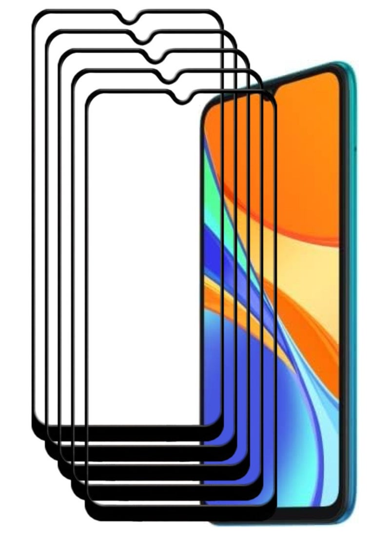 ACLIX 5 Pieces Antistatic ESD Dustproof Premium Quality High Definition Tempered Glass Screen Protector Designed For Xiaomi Redmi 9C - Image 1