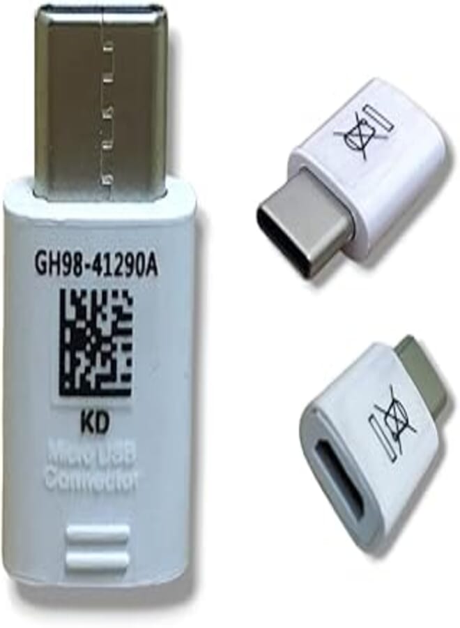 Micro USB to TYPE-C Adapter Phone Adapter Charging Data Transfer White Number of Ports 1