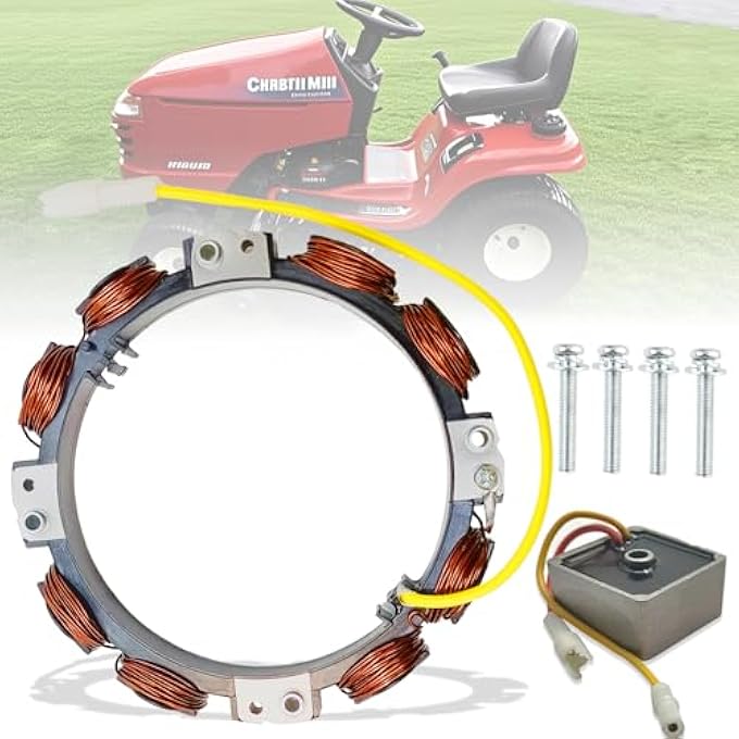 Chikia 592829 Alternator Replacement For BS 691063,393474, 393800,391735,696457,691188 Craftsman DYT 4000 Cubcadet rzt50 Lawn Mover with 794360 Regulator - Image 1