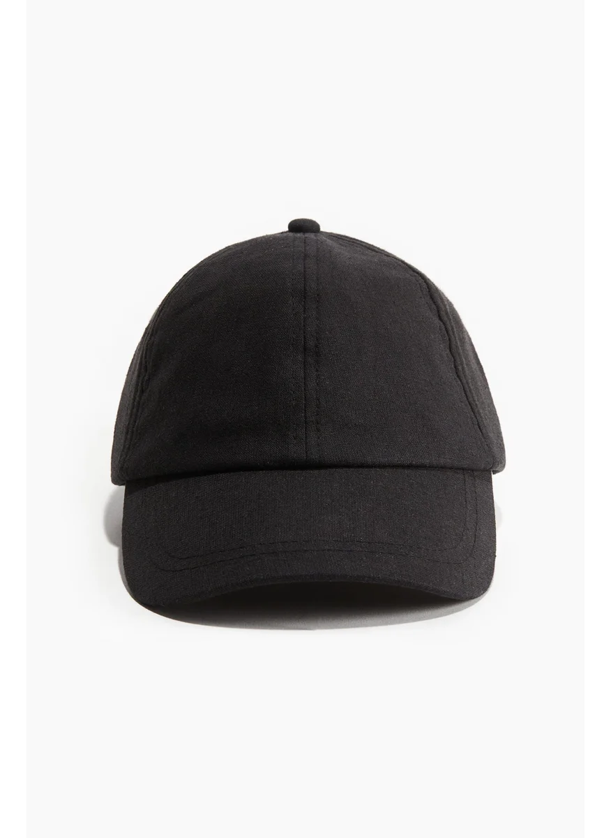 اتش اند ام Linen-Blend Cap