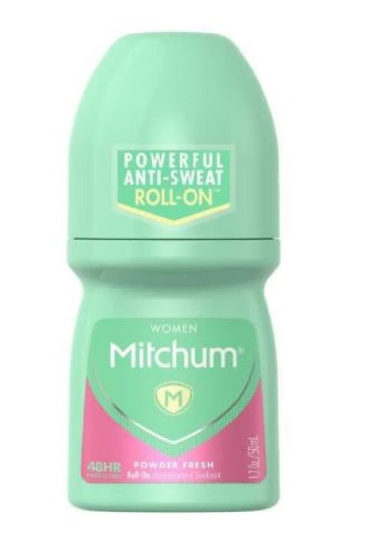 Mitchum Women Roll-On Antiperspirant Deodorant – Powder Fresh 50ml