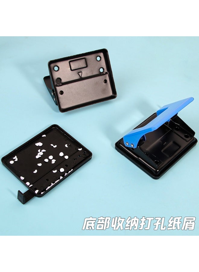Dingli Office Supplies Two-hole Punch Manual Loose-leaf Round Hole Multi-hole Punch Small Punch Stationery - Image 4