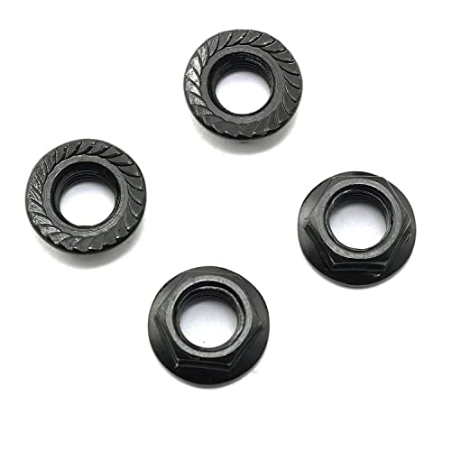 Pro Bamboo Kitchen 4pcs 14mm Crank Arm Nut M10 Bicycle Bottom Bracket Cotterless Crank Axle Threaded Nut - Image 1