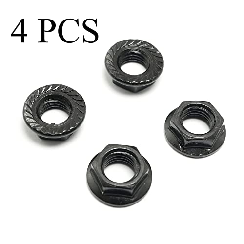 Pro Bamboo Kitchen 4pcs 14mm Crank Arm Nut M10 Bicycle Bottom Bracket Cotterless Crank Axle Threaded Nut - Image 5