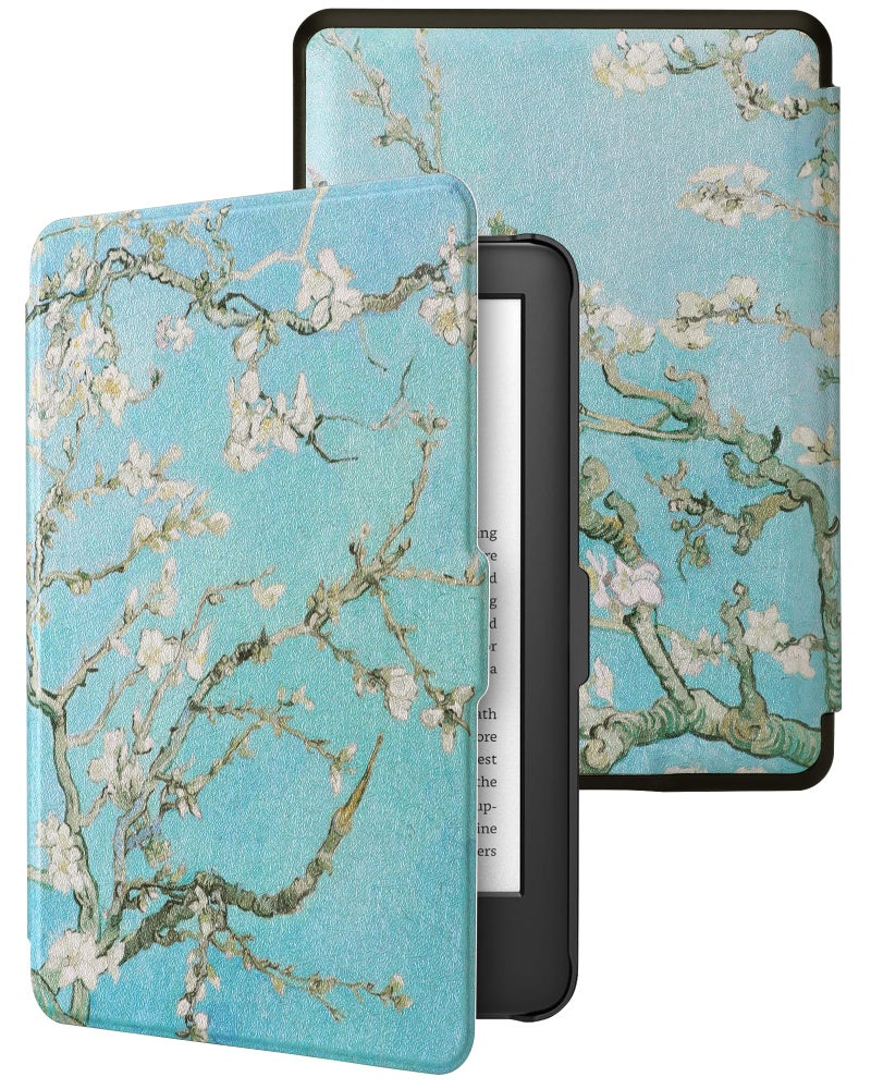 WALNEW Case for 6â€ Kindle Paperwhite 2012-2017(Model No.EY21 or DP75SDI) - PU Leather Case Smart Protective Cover Only Fits Old Generation Kindle Paperwhite Prior to 2018 - Image 1