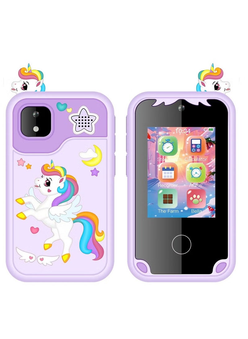GTSOL Kids Smart Phone with 2.8” Touchscreen, Dual Cameras, Learning Games, Music & Audio Player | Educational Toy Phone with Parental Controls | Gift for Ages 3-10 - Image 1