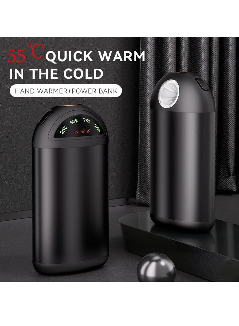 general Rechargeable electric hand warmer, 5000mAh portable heating pack with LED display, 3 heating levels, ergonomic design, compact pocket heater for winter travel and outdoor activities - Image 2