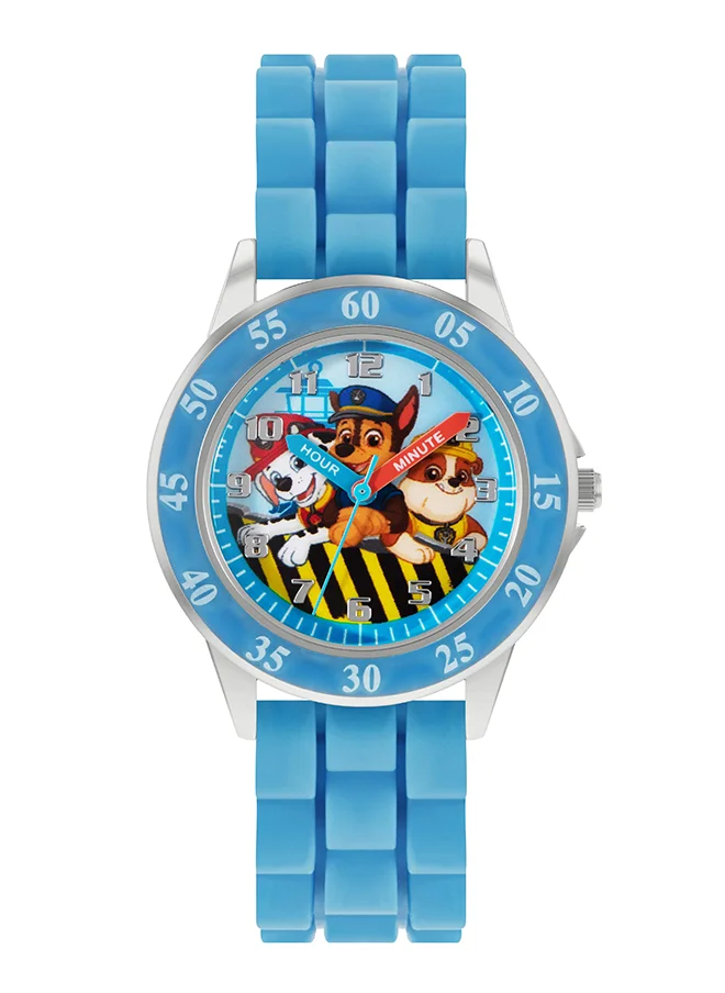 Disney Boys Analog Round Shape Silicon Wrist Watch - PAW9030 - 33 Millimeter