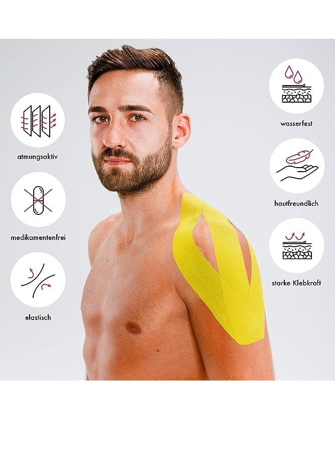 Kintex Kinesiology Tape Classic 5 cm x 5 m, Physio Tape, Therapy Tape, Elastic, Waterproof, Skin-Friendly - Image 4
