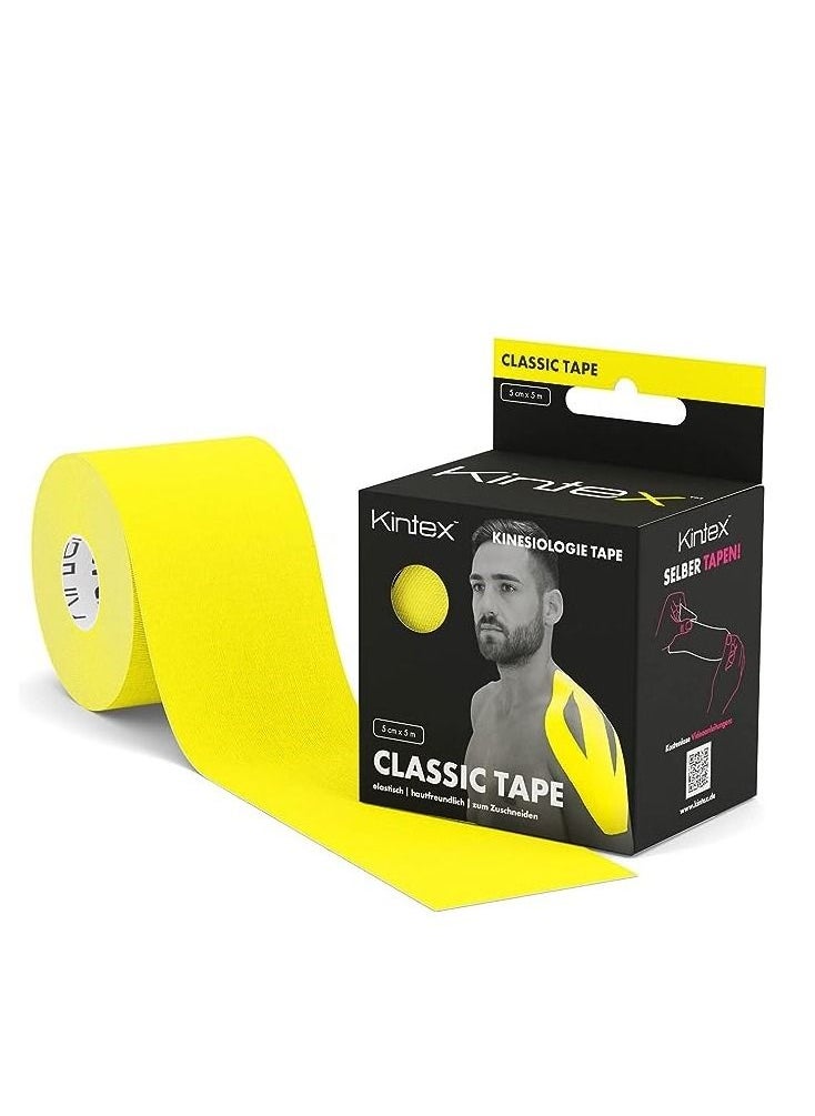 Kintex Kintex Kinesiology Tape Classic 5 cm x 5 m, Physio Tape, Therapy Tape, Elastic, Waterproof, Skin-Friendly  - Image 1