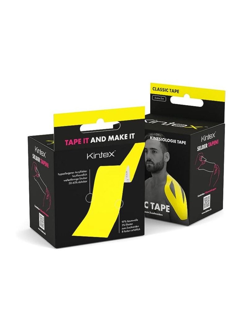Kintex Kintex Kinesiology Tape Classic 5 cm x 5 m, Physio Tape, Therapy Tape, Elastic, Waterproof, Skin-Friendly  - Image 2