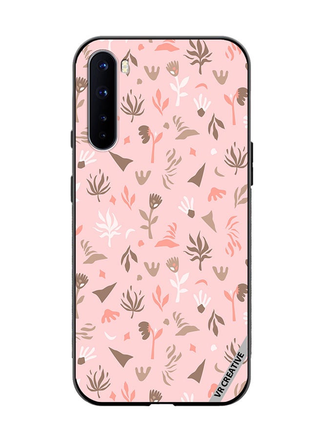 VR CREATIVE Protective Case Cover For OnePlus Nord Flower Seamless Pattern In Beautiful Abstract Style Design Multicolour - Image 1