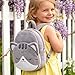 Lazada Cat Toddler Backpack Plush Backpack Toddler Girls Backpack Cat Animal Kids Backpacks for Girls Kitty Plush Backpack for Baby Girls Gray 11inch - Image 2