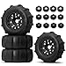OGUNKE OGRC 12mm14mm17mm Hex Truck Tires RC Wheels and Tires Snow Tires Desert Tires for 110 Scale Arrma Senton Tires Slash Tires Axial Redcat Rc4wd RC Car 4PCS - Image 3