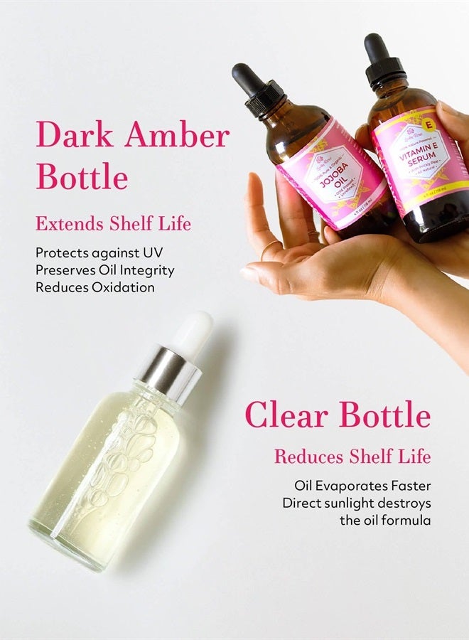 Leven Rose Jojoba Oil, Pure Cold Pressed Natural Unrefined Moisturizer for Skin Hair and Nails 4 oz - Image 5