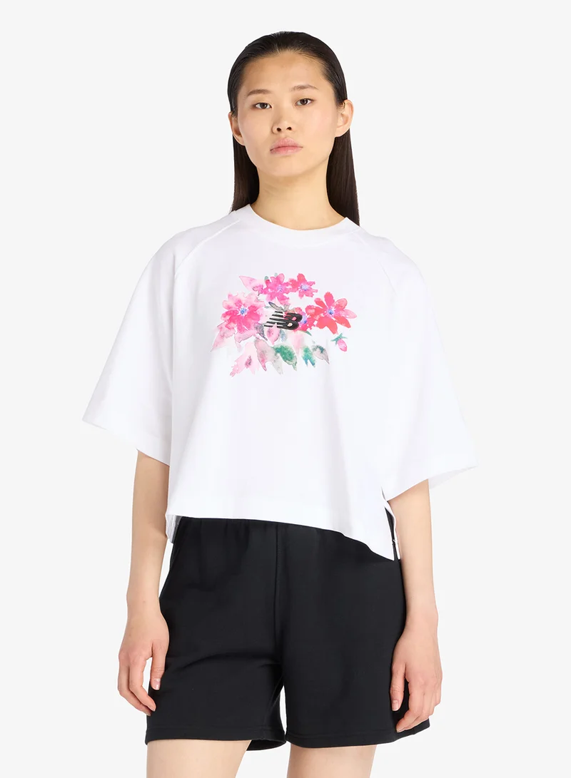 Watercolor Pink Boxy T-Shirt