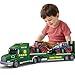 Bstoyder Toddler Boy Toys for 3 4 5 6 7 Years Kids 27 Semi Flatbed Truck Toy with 2 Tractors Friction Powered Vehicles Toys with Lights and Sounds Birthday for Boy Girls - Image 2
