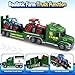 Bstoyder Toddler Boy Toys for 3 4 5 6 7 Years Kids 27 Semi Flatbed Truck Toy with 2 Tractors Friction Powered Vehicles Toys with Lights and Sounds Birthday for Boy Girls - Image 4
