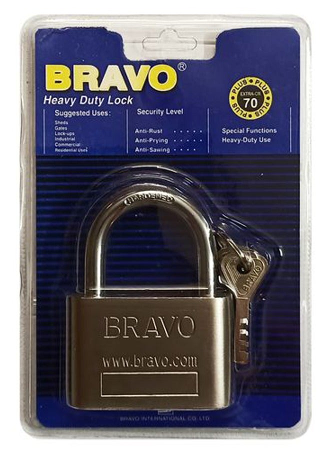 برافو قفل مع 3 مفاتيح رئيسية مقاس 70 - Image 4