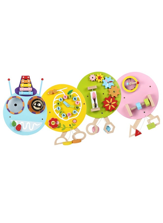 JSAITOYS Cute Caterpillar Shape Wooden Educational Toys, Start The Happy Journey Of Early Education  - Image 4
