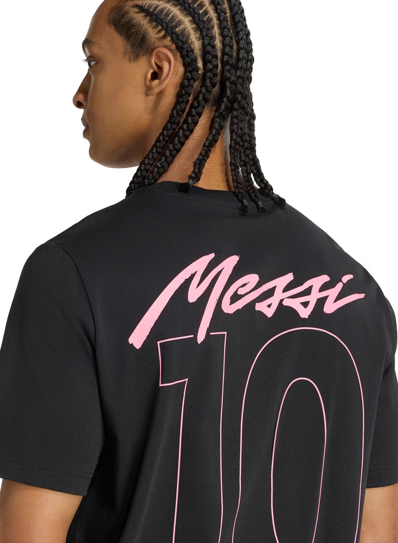 Adidas Messi Name & Number Graphic T-Shirt  - Image 4