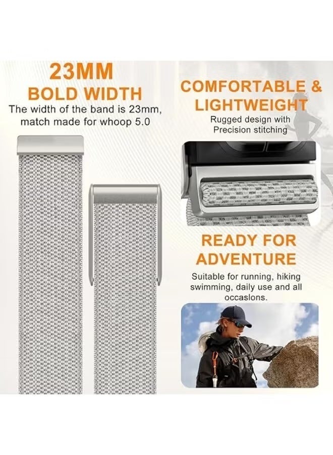 Nylon Soft Band Compatible with WHOOP 5.0, One, Peak, and Life | Adjustable, Durable & Secure Fit Strap | NOT for Gen 4 - Image 3