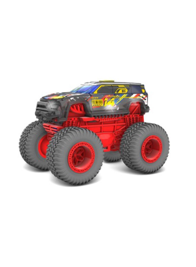 Dickie Item-203762008-Dickie Toys - Bass Ripper Monster Truck with Light Change and Music (17 cm) - Wind-up Car from 3 Years with Retraction and Rubber Tyres, Toy Car for Children, Includes Batteries. Years 3+ - Image 5