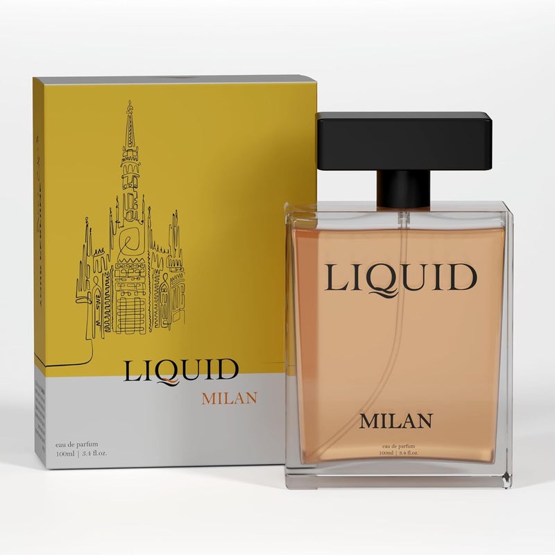 LIQUID Milan Eau de Parfum for Women - 100ml | Luxurious Blend of Vanilla, Honey Cookies, Amber, and Caramel - Image 5