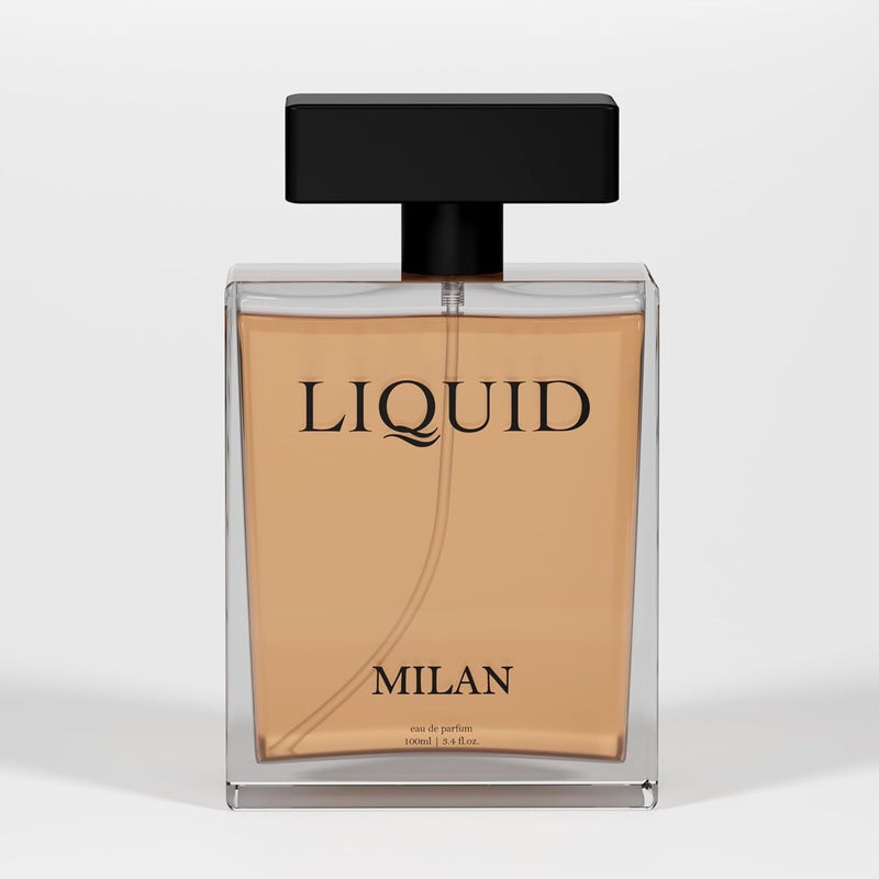 LIQUID Milan Eau de Parfum for Women - 100ml | Luxurious Blend of Vanilla, Honey Cookies, Amber, and Caramel - Image 2
